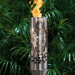 The Outdoor Plus 4 Inch Coral TOP Base Gas Fire Torch
