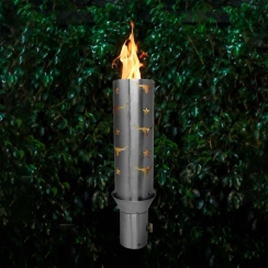 The Outdoor Plus 4 Inch Bull and Star Top Lite Gas Torch