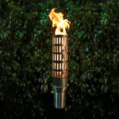 The Outdoor Plus 4 Inch Vent TOP Base Gas Fire Torch Head