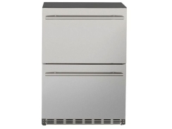 TrueFlame 24 Inch Double Drawer Outdoor Refrigerator
