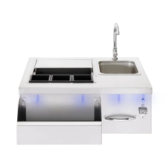 TrueFlame 30 Inch Outdoor Beverage and Prep Station