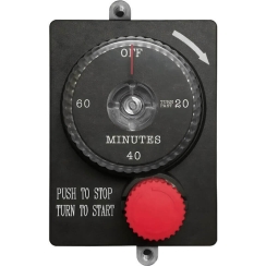 TrueFlame Mechanical Gas Timer with Manual Emergency Shut-Off