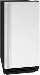 U-Line 15 Inch 1 Class Solid Door Clear Ice Machine with Pump