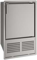 U-Line 14 Inch Marine Crescent Ice Machine - Flange to Door