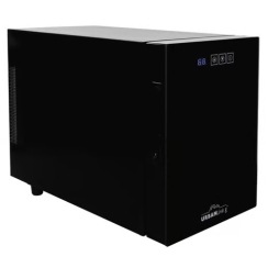 Magic Chef 10 x 20 Inch Black 6 Bottle Thermoelectric Wine Cooler
