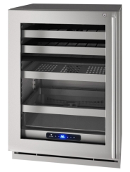 U-Line 24 Inch 5 Class Dual Zone Locking Beverage Center