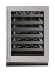U-Line 24 Inch Wine Refrigerator with Solid Door