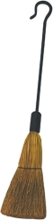 Uniflame 29 Inch Black Brush with Crook Handle