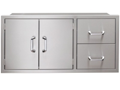 Vintage Grills 56 Inch Pantry Door and Drawer