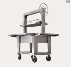 Videl 55 Inch Stainless Steel Brasa II Argentinian Dual Fuel Grill
