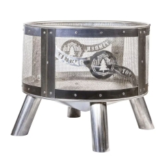 Timber Stoves 24 Inch Stainless Steel Wood Burning Fire Pit