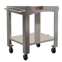 WPPO Stainless Steel Cart for 32 Inch Karma Pizza Ovens