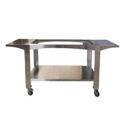WPPO Stainless Steel Cart for 55 Inch Karma Pizza Ovens