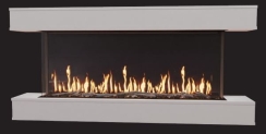 Modern Flames Ready to Finish Floating Mantel for 52 Inch Orion Electric Fireplaces