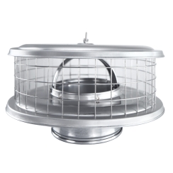 Weathershield 11 Inch Stainless Steel Chimney Cap with 1 Inch Mesh - 19 Inch Lid