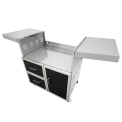 Wildfire Stainless Steel Cart for 30 Ranch Pro Gas Grills