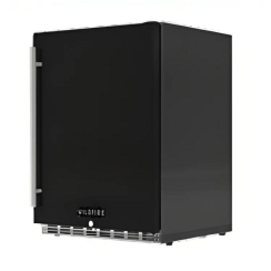 Wildfire 24 Inch Black Stainless Steel Refrigerator Sleeve