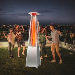 Costway 90 Inch 42K BTU Propane Pyramid Patio Heater
