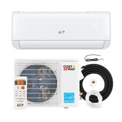 Costway 24K BTU R-32 Airtural Energy Star Single-Zone Ductless Mini Split Package - 208/230V