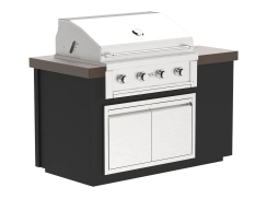 Videl 60 Inch Alta Outdoor Kitchen Island with 36-Inch Gran Fuego Grill