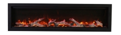Amantii 100 Inch Symmetry Bespoke Built-In or Wall-Mount Smart Electric Fireplace