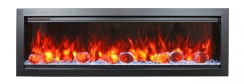 Amantii 43 Inch Symmetry Bespoke Built-In or Wall-Mount Smart Electric Fireplace