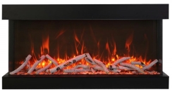 Amantii 60 Inch Tru-View XL Built-In Smart Electric Fireplace