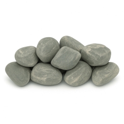 American Fire Products Lite Cobble Stone Set for Gas Fire Features - 12 Pieces