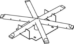 American Fyre Designs 12 Inch Star Burner for Firetables