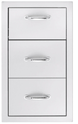 American Made Grills 17 Inch Vertical Two Drawer and Paper Towel Holder