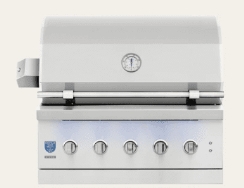 American Made Grills 36 Inch Built-In Encore Hybrid Gas Grill