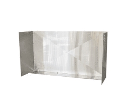 American Made Grills 36 Inch Stainless Steel Wind Guard for 30 to 32 Inch Grills
