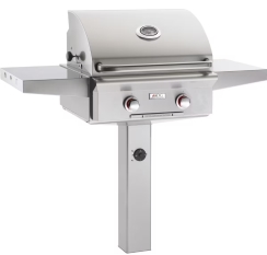 American Outdoor Grill 24 Inch T-Series Natural Gas Grill with In-Ground Post