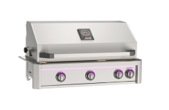 American Outdoor Grill 36 Inch L Series 3-Burner Built-In Gas Grill with Lights and Rotisserie Kit