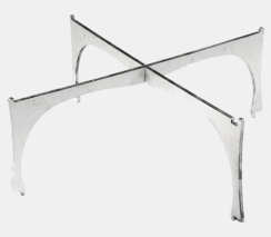 Arteflame 10 Inch Stainless Steel Grate Riser for 20 Inch Grills