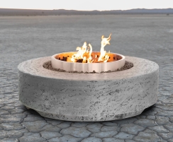 The Outdoor Plus 42 Inch Artemis GFRC Wood Burning Smokeless Fire Pit