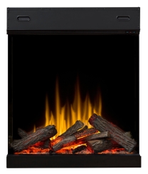 Dimplex 36 Inch Ignite Aspire Built-In Bay Front Electric Fireplace Firebox with Corner Options