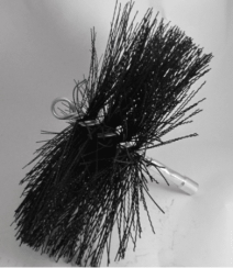 AW Perkins 10 Inch Female Buttonlok Dryer Vent Brush