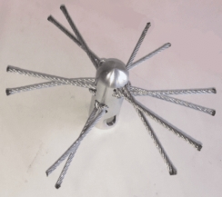 AW Perkins 10 Inch Missile Whip Wire Scratcher