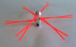 AW Perkins 12 Inch Aluminum Missile Whip