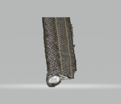 AW Perkins 5/8 x 180 Inch Graphited Tadpole Gasket with PSA Back