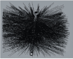 AW Perkins 7 Inch Buttonlok Round Heavy Duty Wire Brush