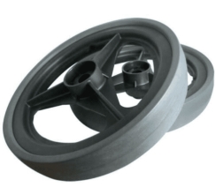 AW Perkins Replacement Rear Wheel for Rovac 3-Motor Chimney and Dryer Vent Vacuums - 2 Pack