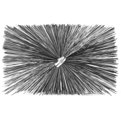 AW Perkins 6 x 10 Inch Rectangular Heavy Duty Threaded Wire Chimney Brush