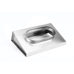 Axwood Direct Connect Stove Top Adaptor with Bottom Opening a Small OvalFlex Liner Take-off