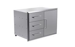 Bear Grill 34 Inch 304 Stainless Steel Soft Close Triple Drawer-Door Combo