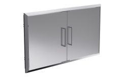 Bear Grill 42 Inch 304 Stainless Steel Soft Close Double Doors
