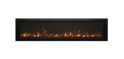 Amantii 72 Inch Panorama Slim Built-In Smart Electric Linear Fireplace