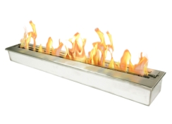 Bio Flame 48 Inch Ethanol Fuel Burner with 14 L Capacity and Insulated Bottom Tray