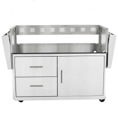 Blaze Grills 44 Inch 4 Burner Professional Soft Close Grill Cart